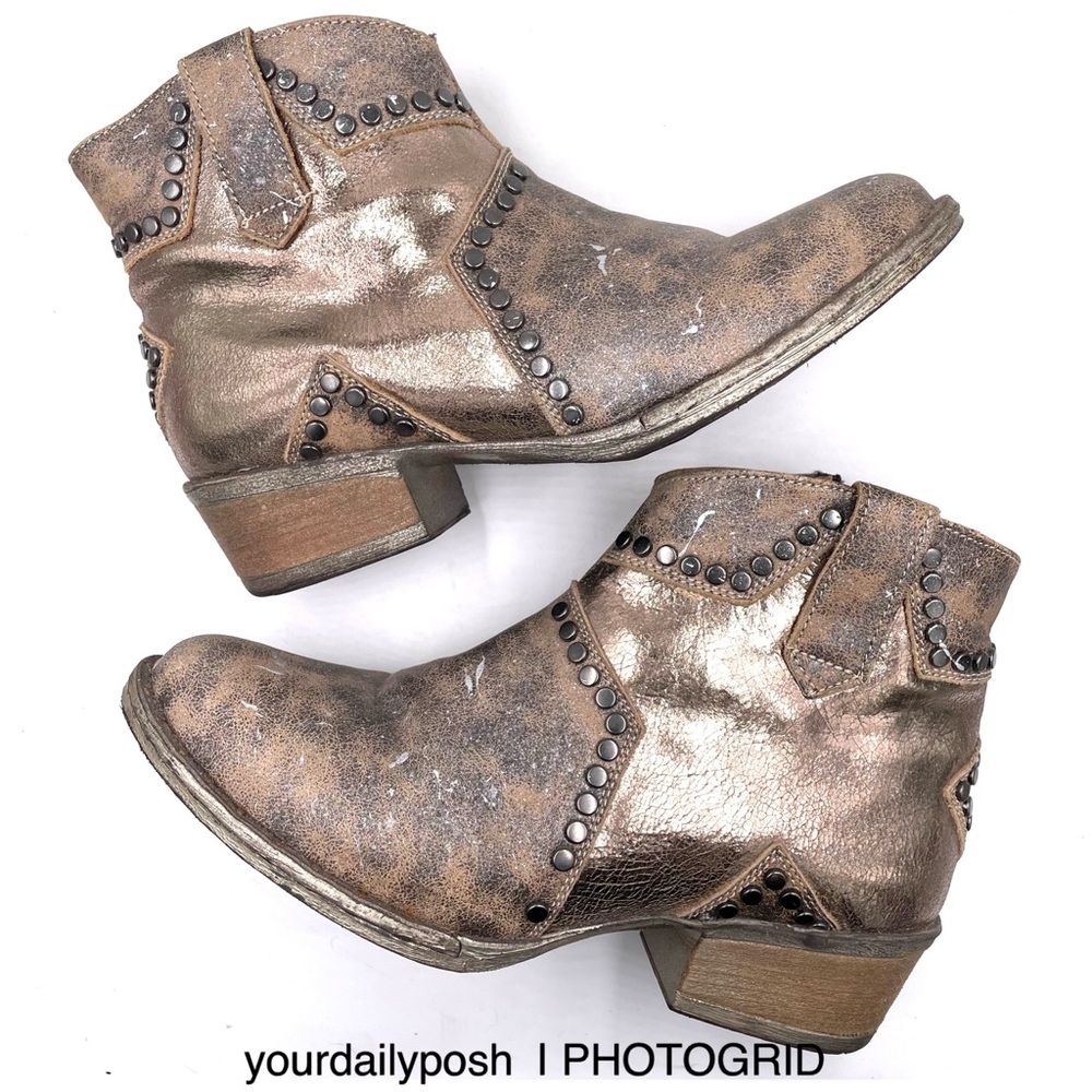 Circle G by Corral distressed leather western Star boots US women’s size 8